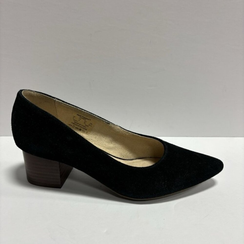Hush Puppies Women’s Sofie Black Block Heel Pumps, Size 8 M